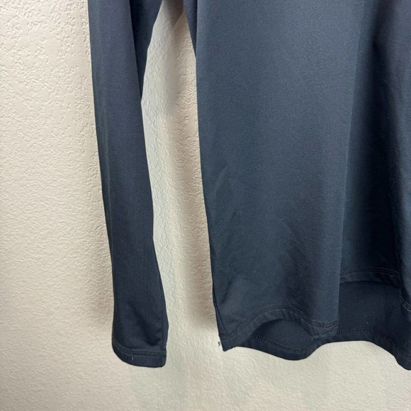 Spyder Active Mens 1/4 Zip Tech Pullover Sweater Size S/P Black Mock Neck - Picture 6 of 14
